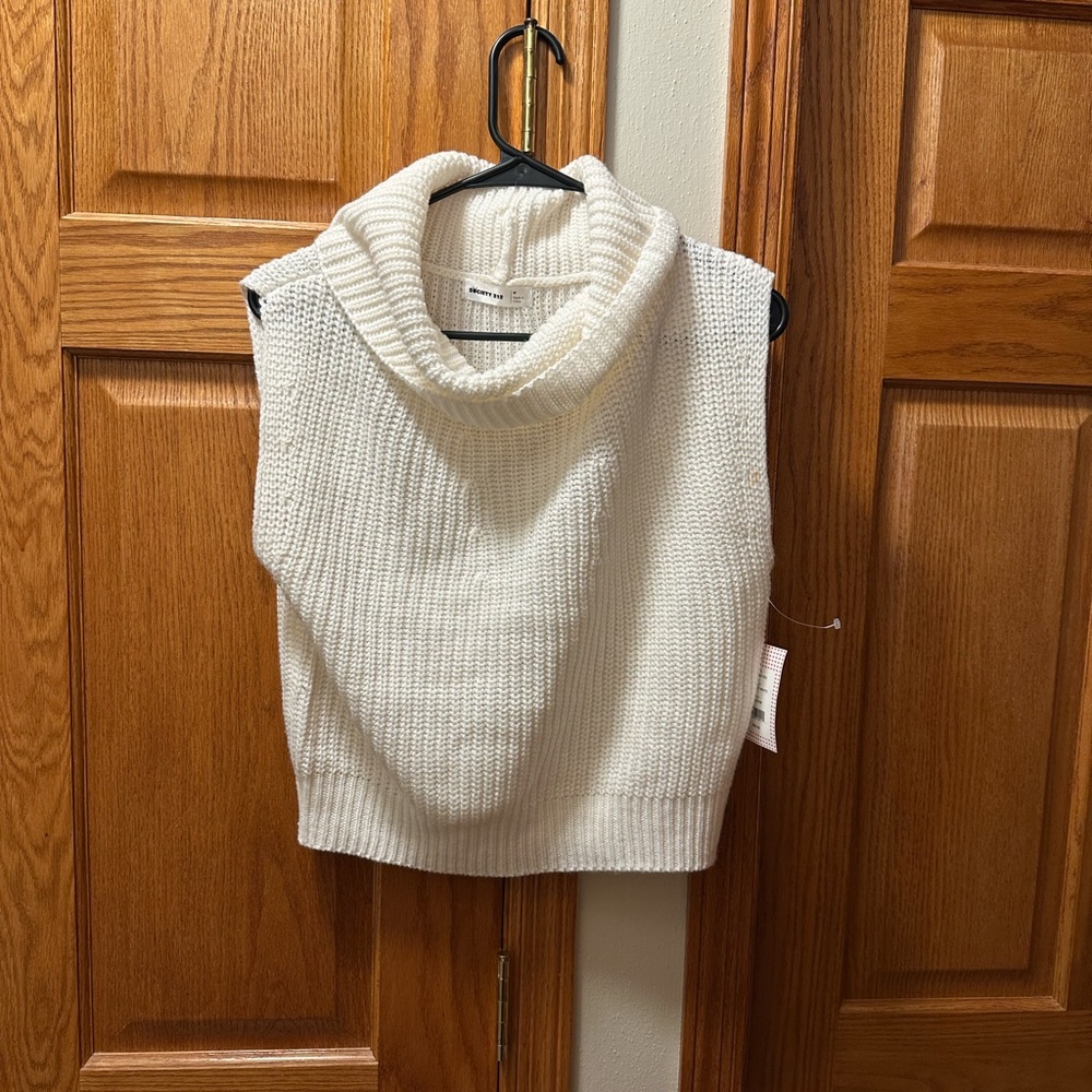 Cozy White Turtleneck Sweater